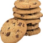 cookies, chocolate chip cookies, stack of cookies